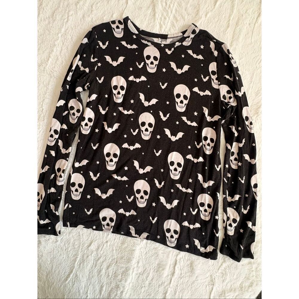 Posh Peanut Skelly Long Sleeve Shirt 10/12